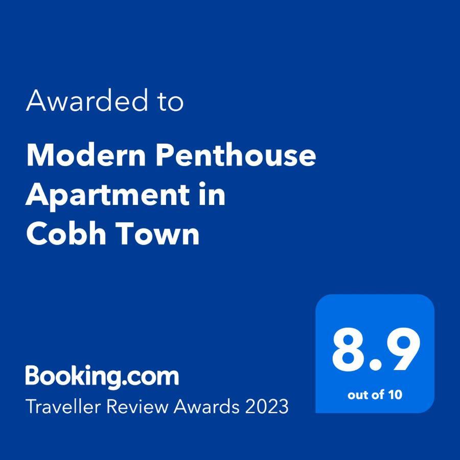 Modern Penthouse Apartment In Cobh Town Exteriör bild